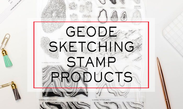 Geode Sketching Stamp Matching Products