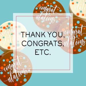 Thank You, Congratulations, etc.