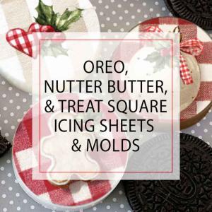 Oreo, Nutter Butter & Treat Square Icing Sheets & Molds
