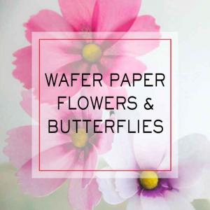 Wafer Paper Flowers & Butterflies