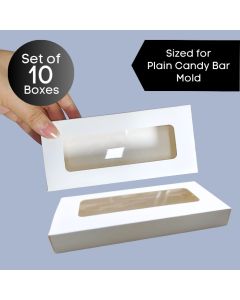 Plain Candy Bar Window Boxes 