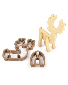 3D Standing Reindeer Cutter Set