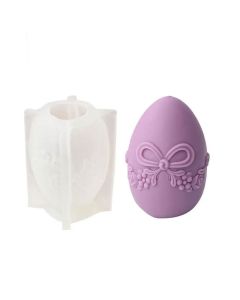 3D Silicone Egg Mold Bow Garland