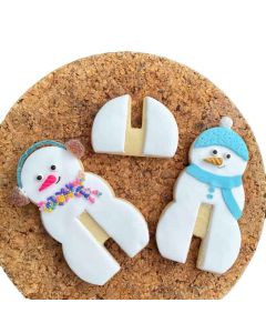 3D Standing Snowman Cutter Set