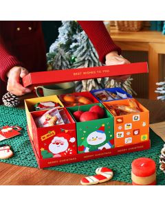 6 Compartment Christmas Treat Box