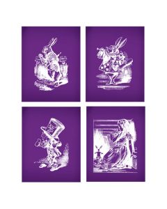 Alice in Wonderland Cookie Mesh Stencil Set