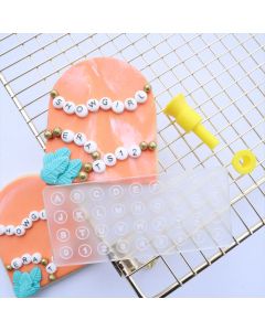 Alphabet Bead Cutter & Debosser Set