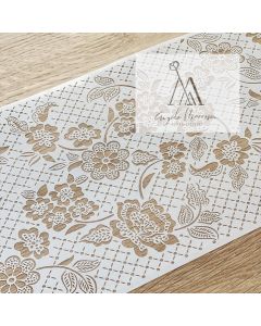 Chantilly Lace Stencil by Angela Morrison