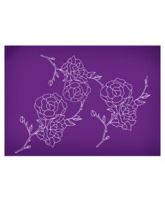 Anna Roses Outline Mesh Stencil