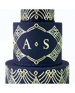 Art Nouveau Diamond Mix and Match Monogram Set