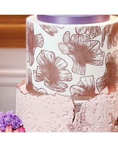 Couture Floral Mesh Stencil by Imperial Cake