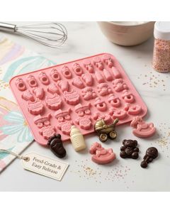Baby Shower Charms Silicone Mold