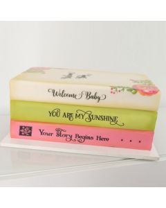 Baby Book Ribbons Mesh Stencil Set