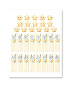 Icing Sheets Mini Baby Shower Stars & Banners