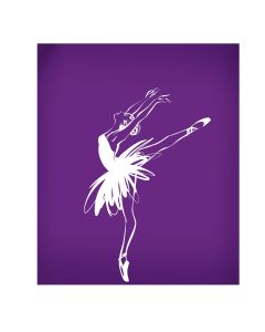 Ballerina Grand Jete Mesh Stencil