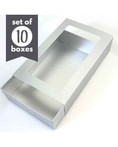 Chocolate Bark/Treat Boxes Silver