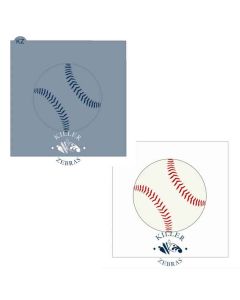 Baseball 3 Inch Stencil by Killer Zebras
