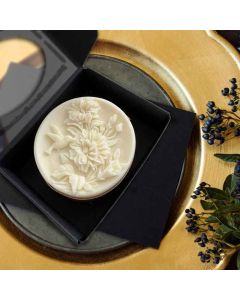 Bas Relief Floral Chocolate Covered Cookie Mold Set of 2