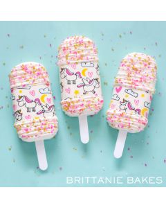 Chocolate Transfer Sheet Unicorn Squeeee