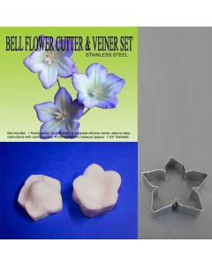Cutter/Veiner Set Bell Flower