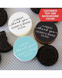 Customizable Icing Sheets Sweet Thank You Cookie/Cupcake
