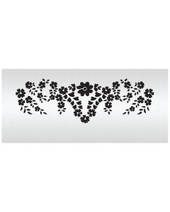 Bodice Lace Border Stencil