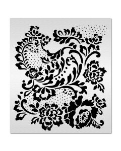 Bridal Lace Stencil by Julie Deffense