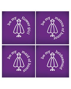 Bridesmaids Pictograms Mesh Stencil Set