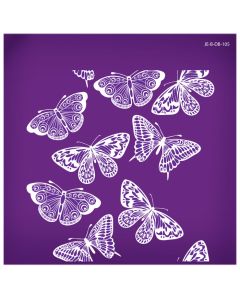 Butterflies Double Barrel Mesh Stencil by Julie Deffense