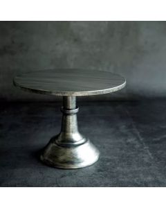 ECG Essential Cake Stand Brushed Silver Medium