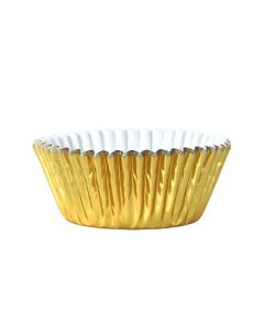 Cupcake Liners Foil Gold