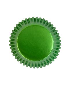 Cupcake Liners Foil Green