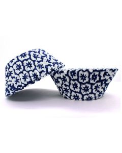 Cupcake Liners Navy Moroccan Pattern