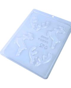 Chocolate Mold Reindeer Ornaments