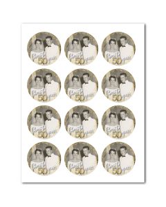 Customizable Icing Sheet Cheers Photo Cookie