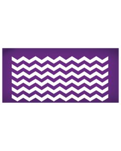 Chevron Half Inch Mesh Stencil 