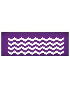 Chevron Half Inch Mesh Stencil Shortened