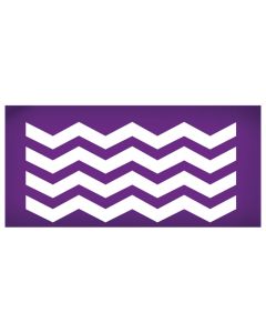 Chevron Three Quarter Inch Mesh Stencil 