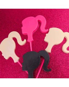 Chocolate Mold Barbie Head Lolly 