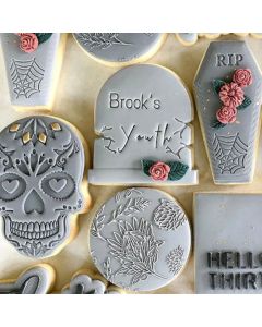 Cookie Embosser Set Gravestone