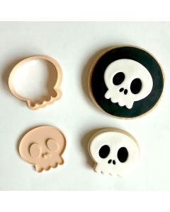 Cookie Embosser Set Halloween Skull