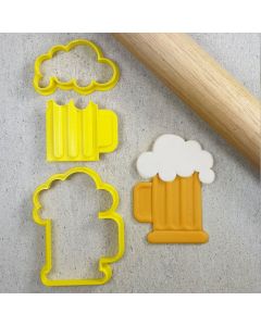 Cookie Embosser Set Beer Mug