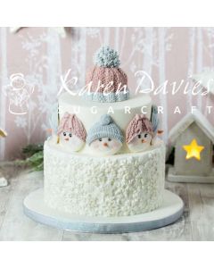 Mould Snowman Head Cupcake Topper