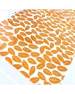 Chocolate Transfer Harvest Leaves