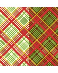 Chocolate Transfer Christmas Plaid