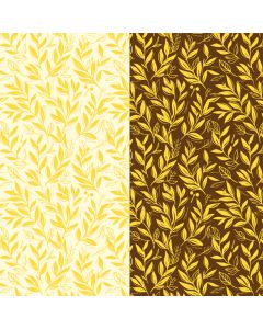 Chocolate Transfer Gold Boughs