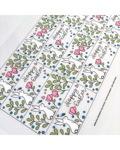 Chocolate Transfer Hoppy Easter Bars (TRA05-HOB12)