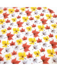 Chocolate Transfer Maple Leaves