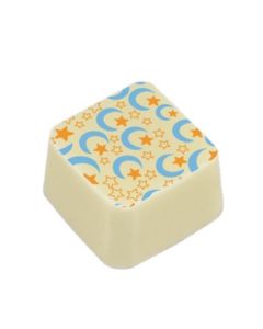 Chocolate Transfer Sheet Tiny Moons & Stars