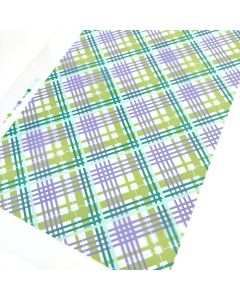 Chocolate Transfer Pastel Plaid